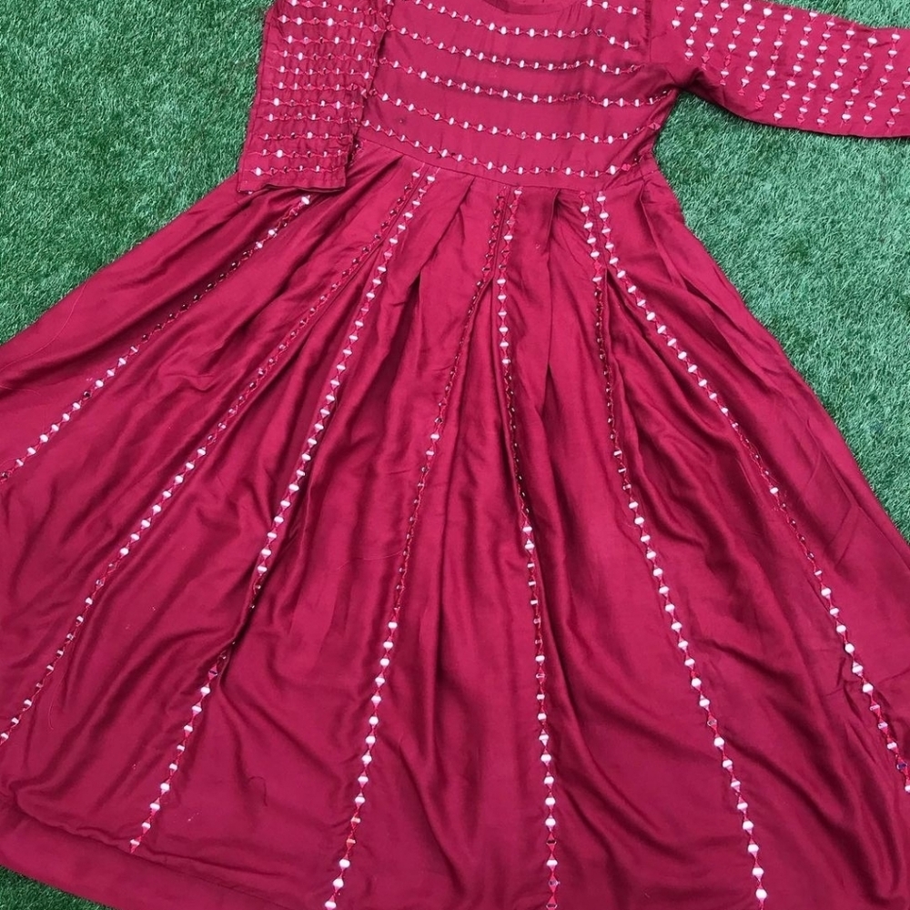 Mirror work Long maxi